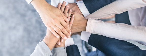 Hands in Huddle